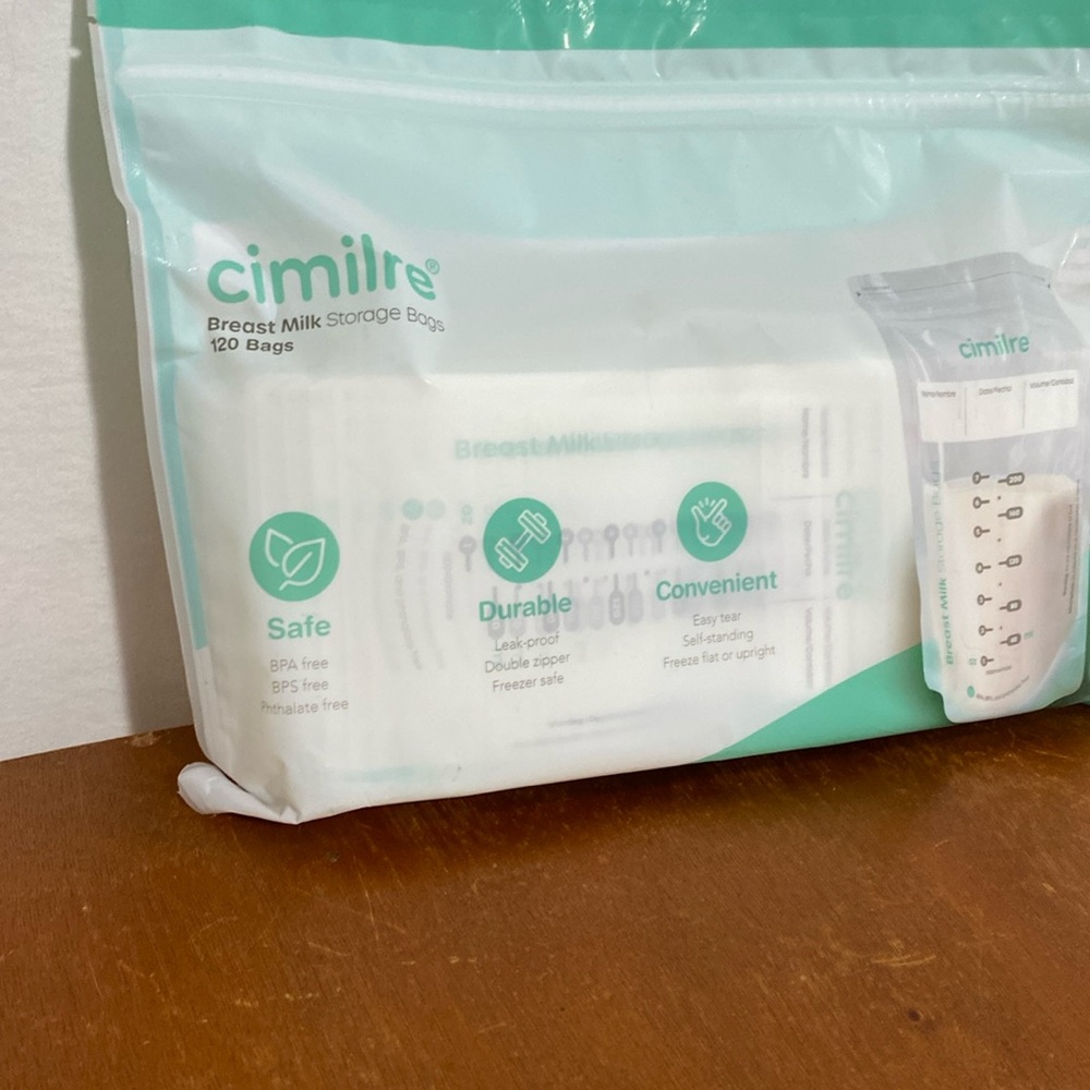 NWT Leak-Proof Milk Storage Bags - GreenCimilre Breast Milk Bags 120 count